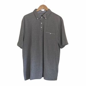 Men’s Thomas Dean Gray Polo Shirt